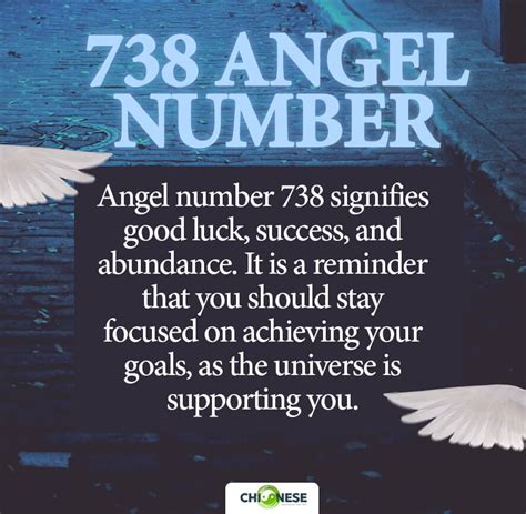 738 Angel Number Meaning .